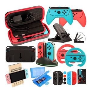🆕EOVOLA Gaming Console Accessory Kit for Nintendo Switch